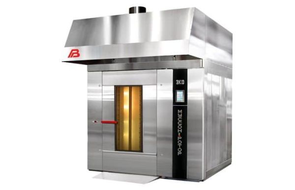 Печь хлебопекарная ротационная Муссон-ротор модель 350 "КЛАСС ЭКО" (газ/жидкое топливо)