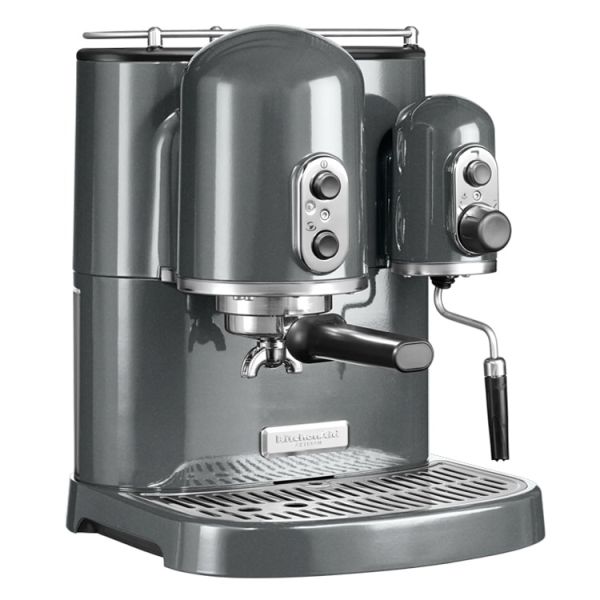 Кофемашина KitchenAid 5KES2102EMS серебряный медальон Кофемашина KitchenAid 5KES2102EMS серебряный медальон