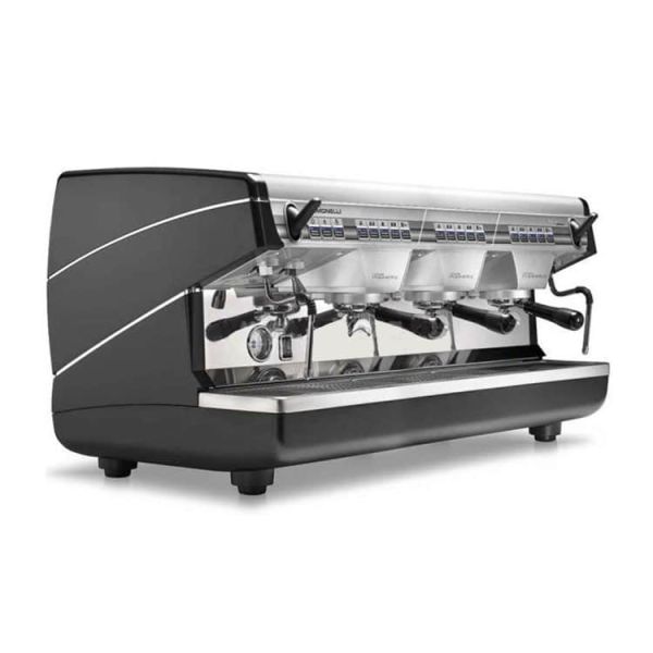 Кофемашина NUOVA SIMONELLI APPIA II 3GR V 220V BLACK ECONOMIZER (высокие группы)
